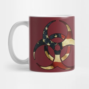 Biohazard US Flag Mug